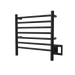 Amba Products RWHS-SMB Radiant 7-Bar Small Hardwired Plug-in Combo Towel Warmer - 4.75 x 20.5 x 20.125 in. - Matte Black Finish