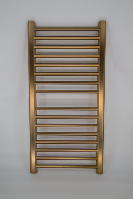 Amba Products S2142BB Sirio 16-Bar Hardwired 21 W Towel Warmer - 4 x 21.5 x 42.625 in. - Brushed Bronze Finish