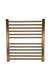 Amba Products S2932BB Sirio 12-Bar Hardwired 29 W Towel Warmer - 4 x 29.375 x 33.125 in. - Brushed Bronze Finish