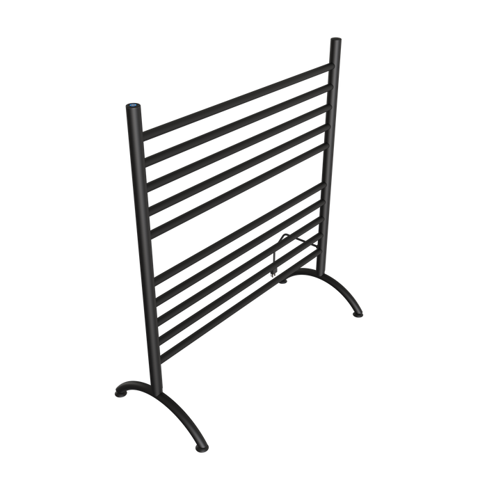 Amba Products SAFSMB-33 Solo 33-Inch Freestanding Towel Warmer - 15 x 32.5 x 38 in. - Matte Black Finish