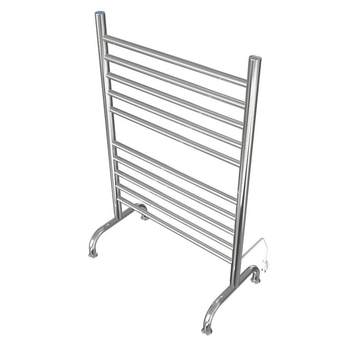 Amba Products SAFSP-24 Solo 24-Inch Freestanding Towel Warmer - 11.875 x 23.625 x 38 in. - Polished Finish