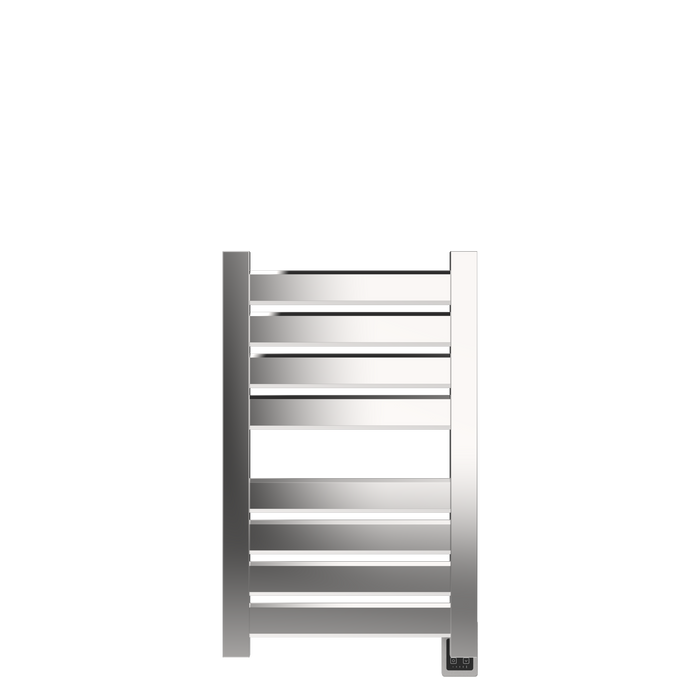 Amba Products V2337P Vega 8-Panel Hardwired Towel Warmer - 3.625 x 23.375 x 39.25 in. - Polished Finish