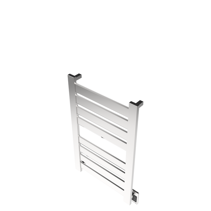 Amba Products V2337P Vega 8-Panel Hardwired Towel Warmer - 3.625 x 23.375 x 39.25 in. - Polished Finish