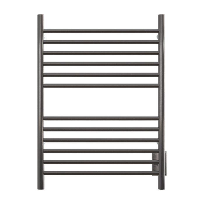 Amba Products Cape Model Cape2332 Straight 12-Bar Hardwired Plug-in Combo Towel Warmer - 4.625 x 23.875 x 31.5 in. - Brushed Finish