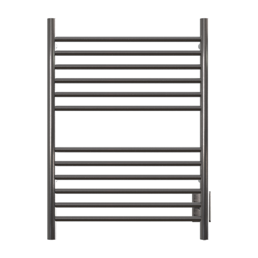 Amba Products Cape Model Cape2332 Straight 12-Bar Hardwired Plug-in Combo Towel Warmer - 4.625 x 23.875 x 31.5 in. - Brushed Finish
