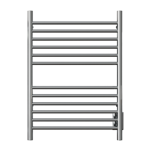 Amba Products Cape Model Cape2332 Straight 12-Bar Hardwired Plug-in Combo Towel Warmer - 4.625 x 23.875 x 31.5 in. - Polished Finish