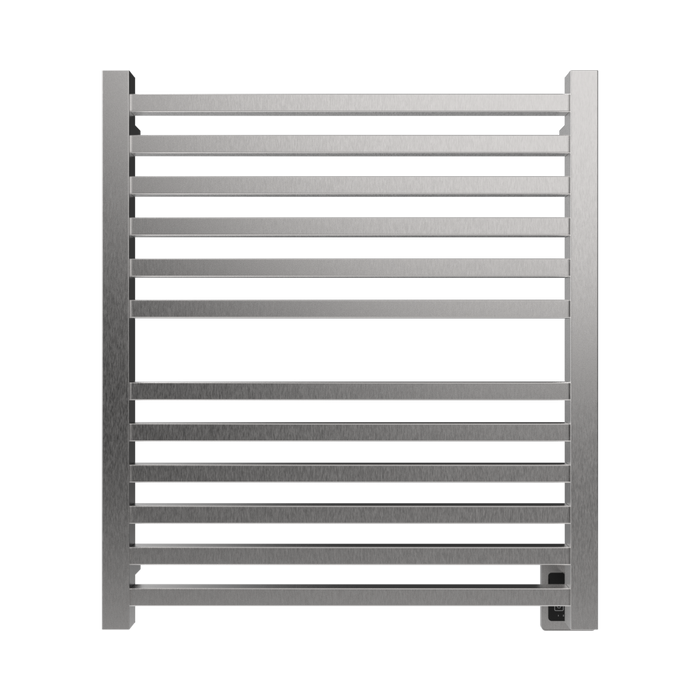 Amba Products Q2932B Quadro 12-Bar Hardwired Towel Warmer - 4.375 x 29.125 x 33.125 in. - Brushed Finish