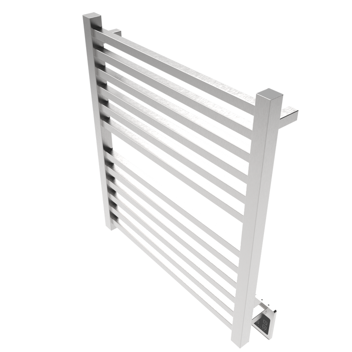 Amba Products Q2932B Quadro 12-Bar Hardwired Towel Warmer - 4.375 x 29.125 x 33.125 in. - Brushed Finish