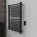 Amba Products Q2942MB Quadro 16-Bar Hardwired Towel Warmer - 4.375 x 29.125 x 42.625 in. - Matte Black Finish