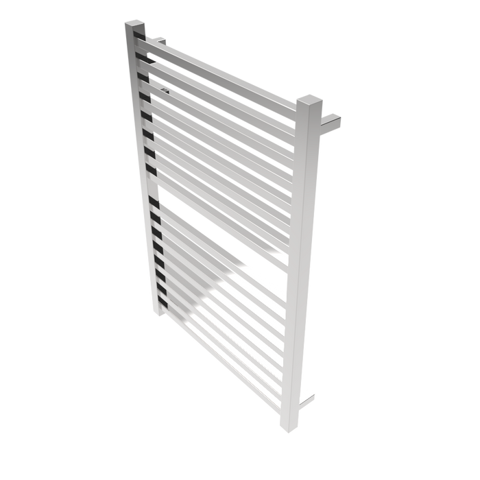 Amba Products Q2942P Quadro 16-Bar Hardwired Towel Warmer - 4.375 x 29.125 x 42.625 in. - Polished Finish