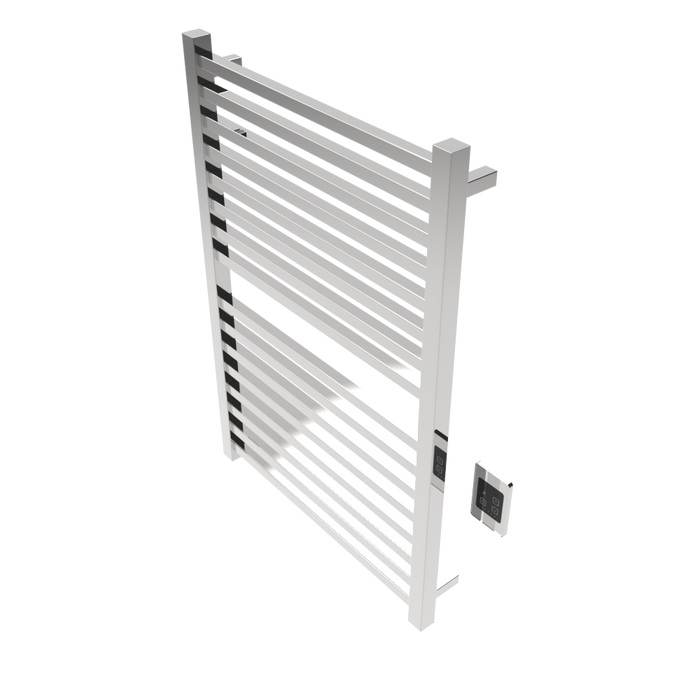 Amba Products Q2942P Quadro 16-Bar Hardwired Towel Warmer - 4.375 x 29.125 x 42.625 in. - Polished Finish