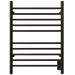 Amba Products RWH-SBB Radiant Straight 10-Bar Hardwired Plug-in Combo Towel Warmer - 4.75 x 24.5 x 31.875 in. - Brushed Bronze Finish