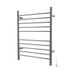 Amba Products RWH-SB Radiant Straight 10-Bar Hardwired Plug-in Combo Towel Warmer - 4.75 x 24.5 x 31.875 in. - Brushed Finish