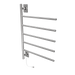 Amba Products SB5-B Swivel Bar Hardwired Plug-in Combo Towel Warmer with 5 Bars - x x in. - Brushed Finish