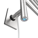 Amba Products SB5-B Swivel Bar Hardwired Plug-in Combo Towel Warmer with 5 Bars - x x in. - Brushed Finish