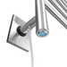 Amba Products SL3-B Swivel Loop Hardwired Plug-in Combo Towel Warmer with 3 Looped Bars - x x in. - Brushed Finish
