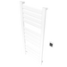 Amba Products V2356W Vega 12-Panel Hardwired Towel Warmer - 3.625 x 23.375 x 58 in. - White Finish